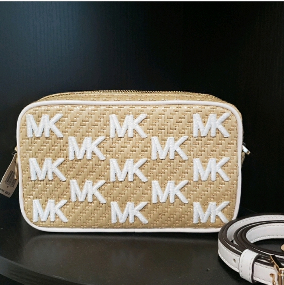 Michael Kors Straw Crossbody